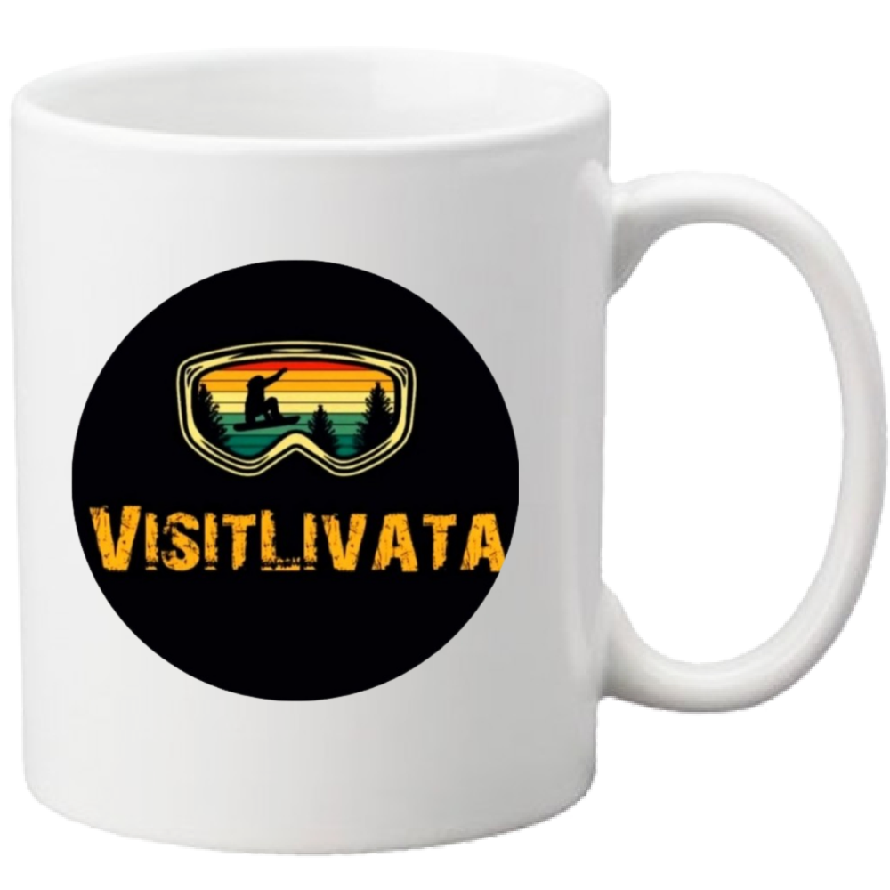 Tazza "VisitLivata" - logo - Il Piacere del Tuo Momento di Relax