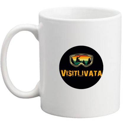 Tazza "VisitLivata" - Lupo - Il Piacere del Tuo Momento di Relax